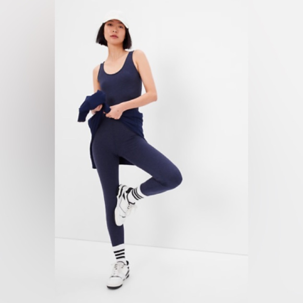 GAP FIT brushed jersey bodysuit